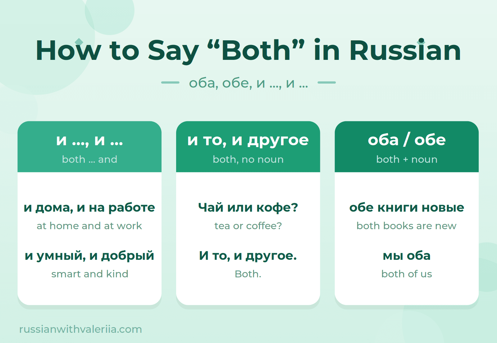Both in Russian Cover